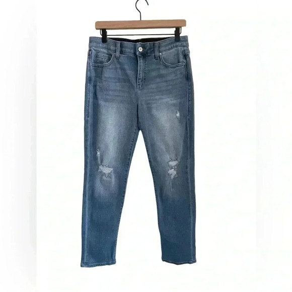 Lularoe Light Wash Distressed Jeans - Picture 1 of 6